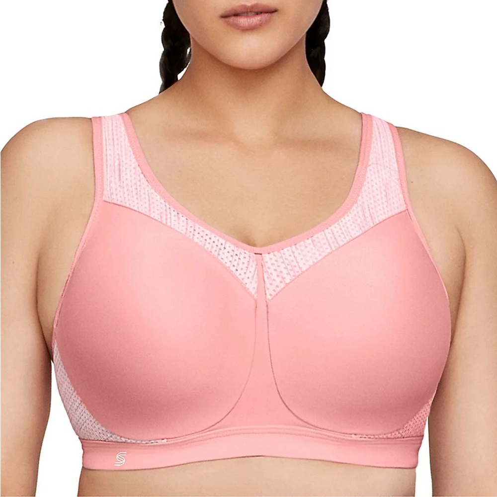 Glamorise Sport Elite Performance Bra in Soft Pink